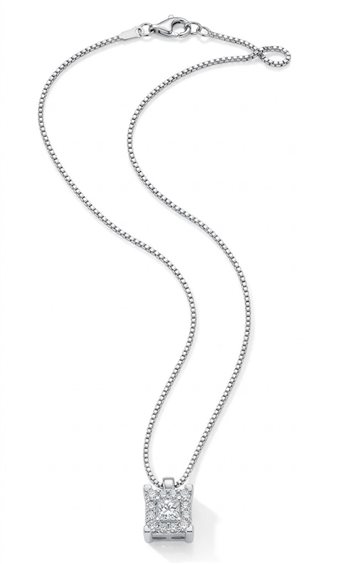 Collana Giorgio Visconti Donna IO LUCE in Oro Diamante 0.10 Ct GB39401A - GB39401A